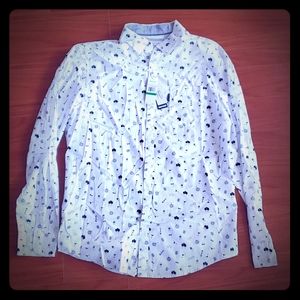 Original Penguin Long Sleeved Button Up Shirt